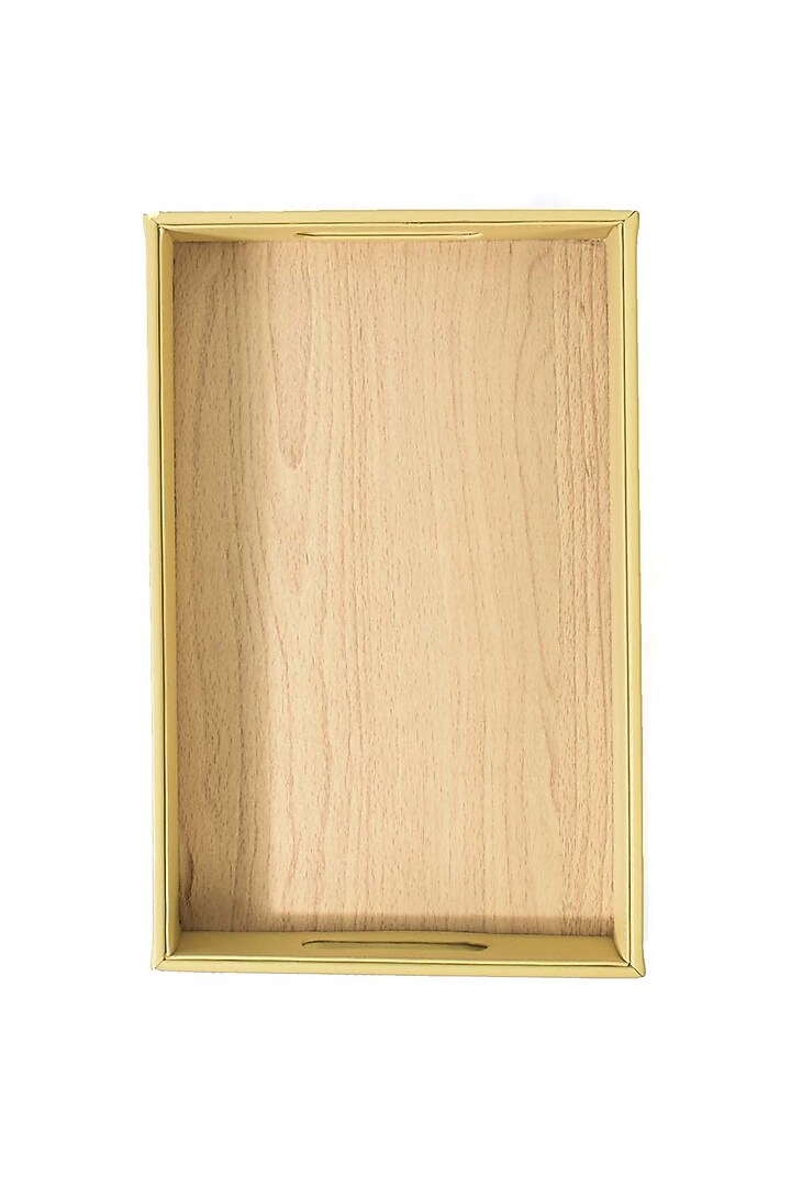 Ivory Leatherette Tray by ICHKAN at Pernia's Pop Up Shop
