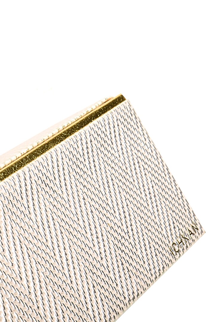 White Vegan Textured Leather Tissue Box by ICHKAN at Pernia's Pop Up Shop