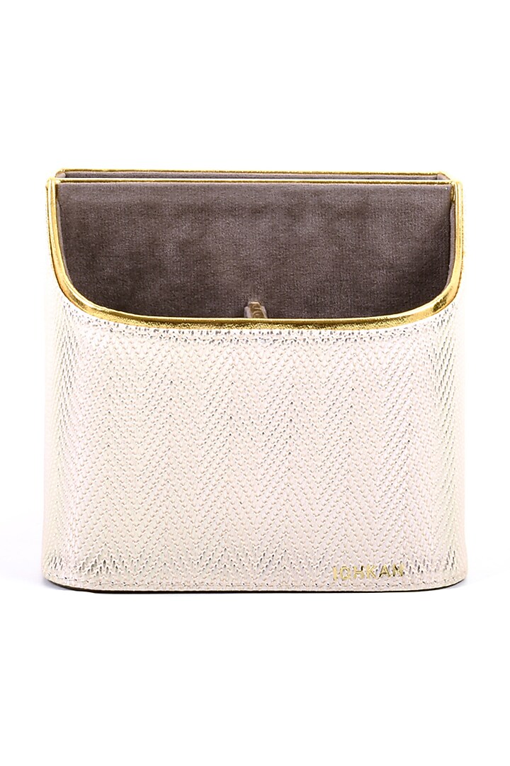 White Vegan Leather Multi-Utility Holder by ICHKAN at Pernia's Pop Up Shop