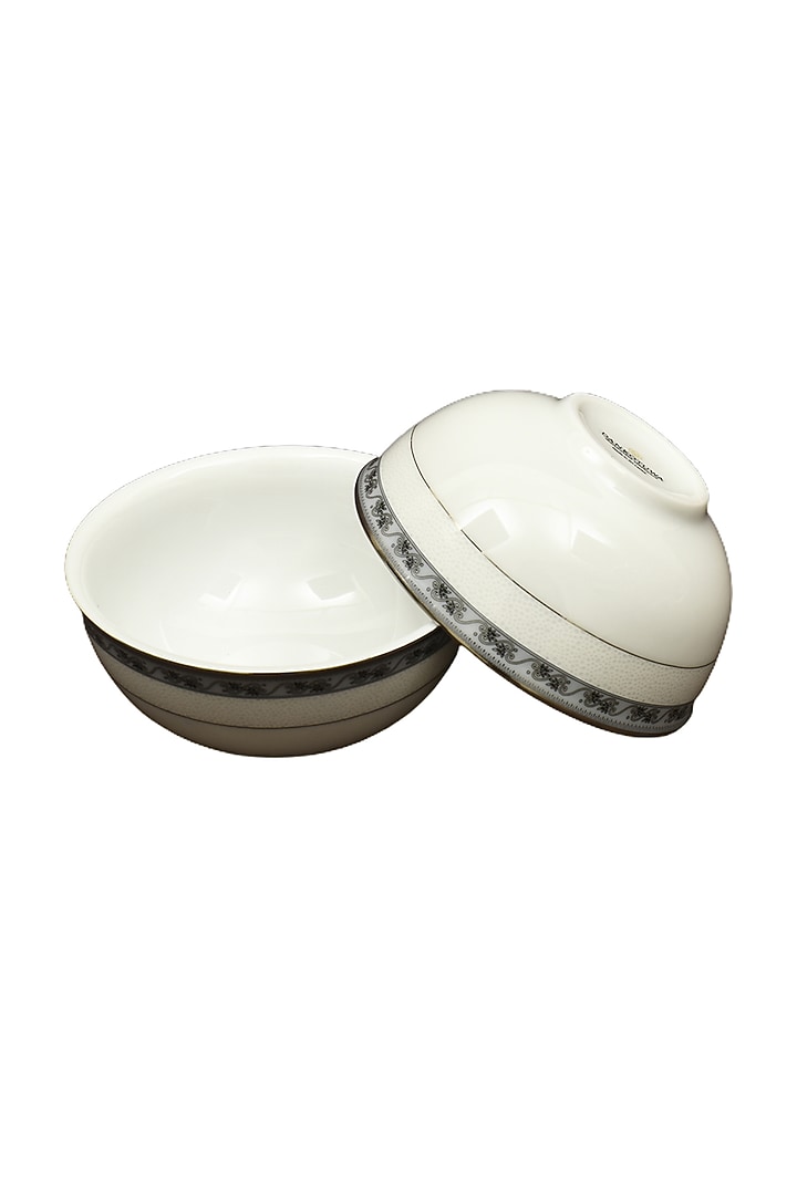 Grey Porcelain Dinner Set of 21 by ICHKAN at Pernia's Pop Up Shop