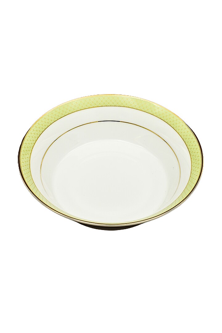 Green Porcelain Dinner Set Of 21 by ICHKAN at Pernia's Pop Up Shop