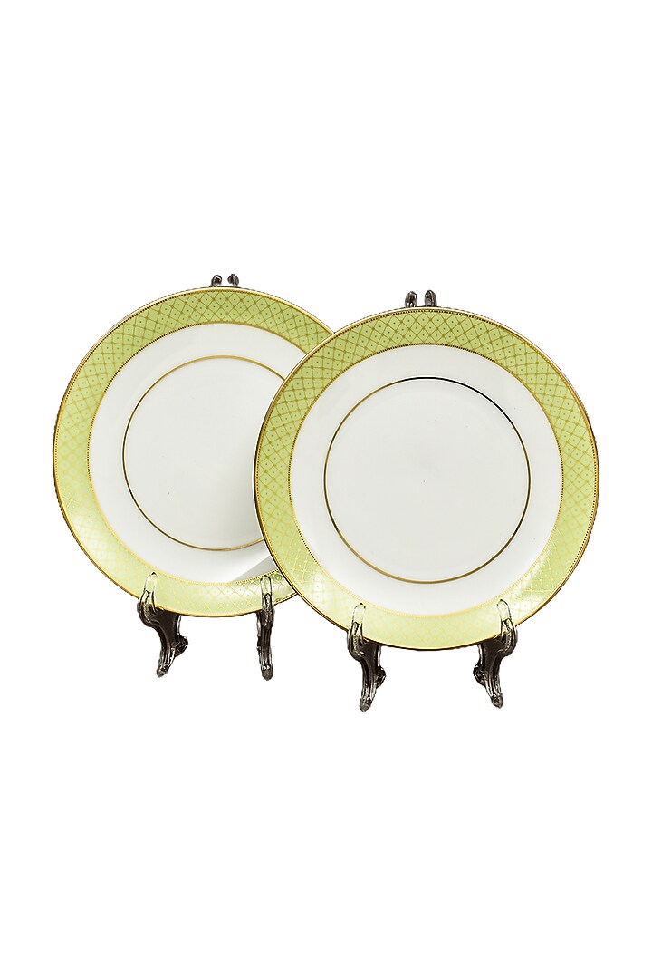 Green Porcelain Dinner Set of 27 by ICHKAN at Pernia's Pop Up Shop