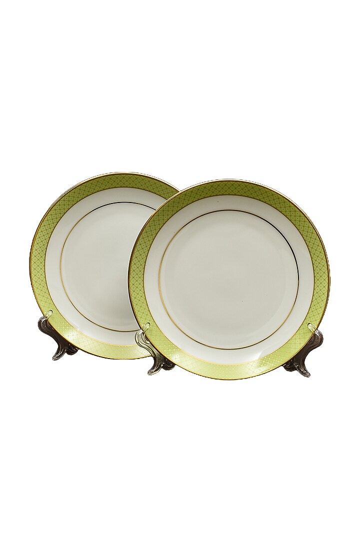 Green Porcelain Dinner Set of 27 by ICHKAN at Pernia's Pop Up Shop