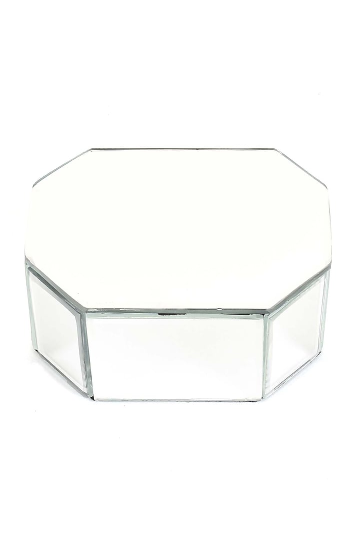 Clear Mirror & MDF Storage Box by ICHKAN