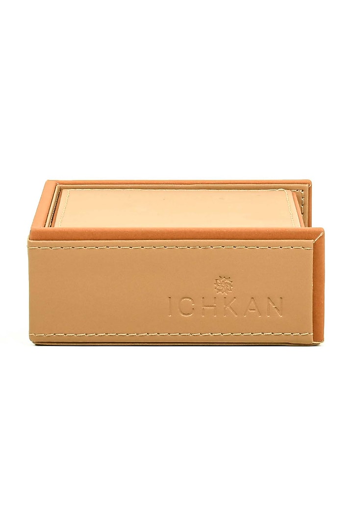 Camel Leatherette & MDF Coasters (Set of 6) by ICHKAN at Pernia's Pop Up Shop