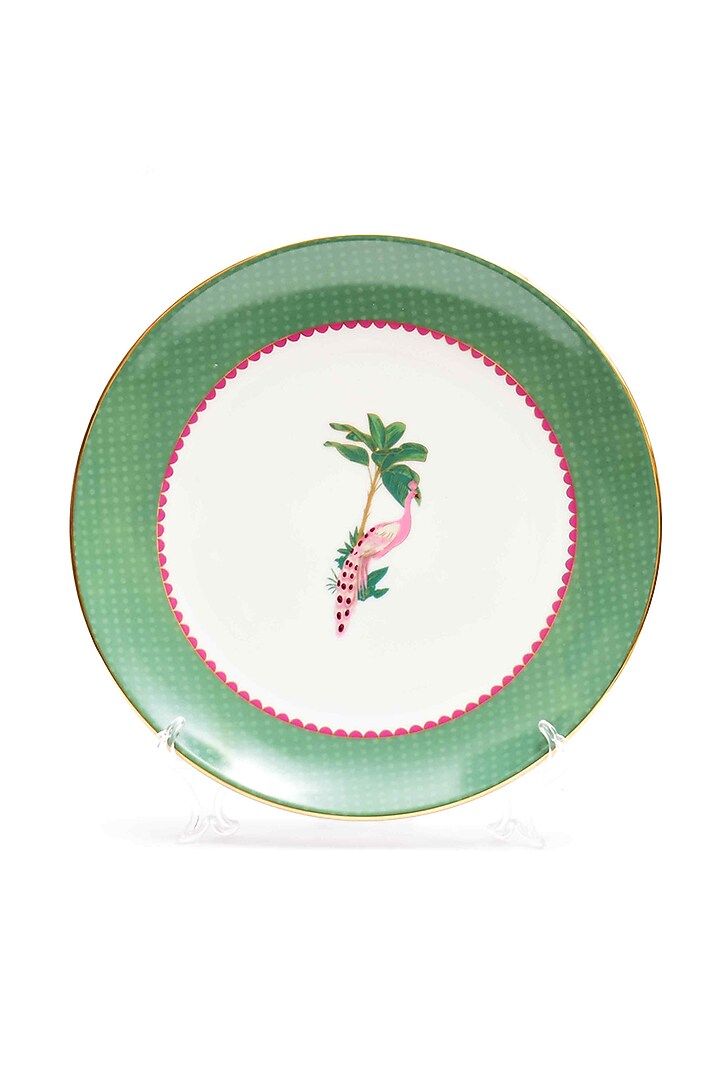 Green Porcelain Dinner Set (Set of 33) by ICHKAN at Pernia's Pop Up Shop