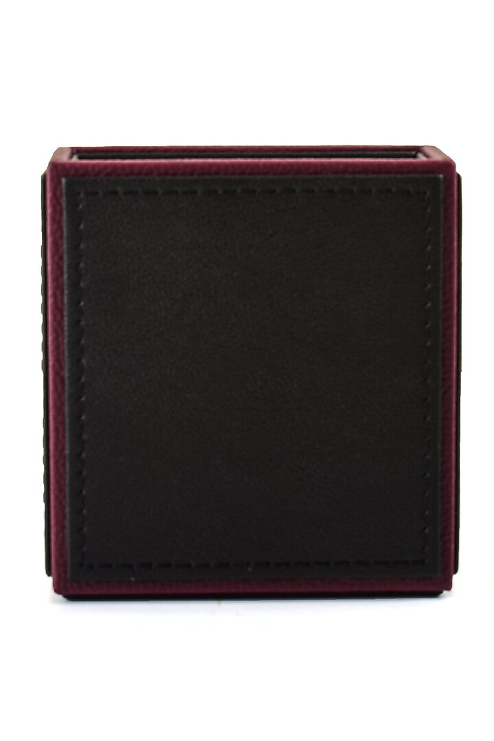 Black Leatherette Desk Organizer by ICHKAN at Pernia's Pop Up Shop