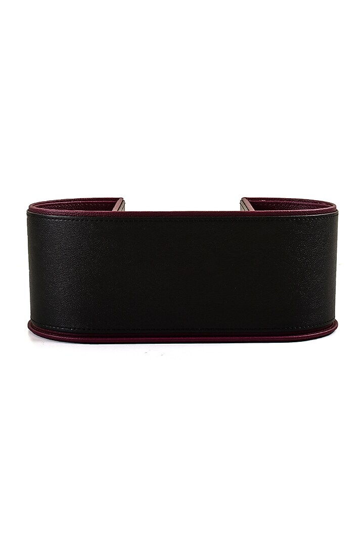 Black Leatherette Table Organizer by ICHKAN at Pernia's Pop Up Shop