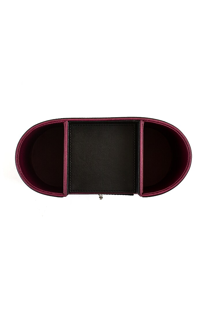 Black Leatherette Table Organizer by ICHKAN at Pernia's Pop Up Shop