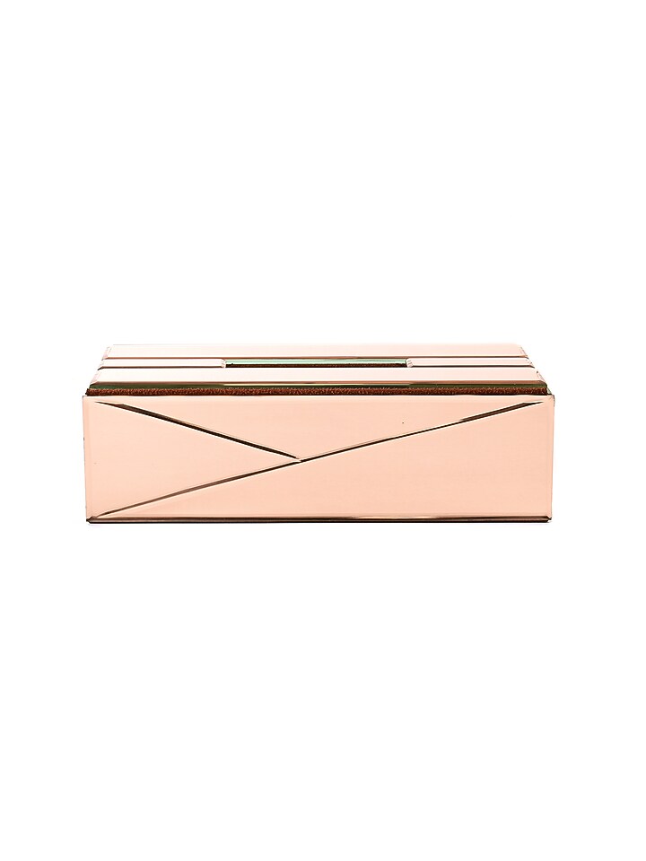 Rose Gold Mirror Tissue Box by ICHKAN at Pernia's Pop Up Shop
