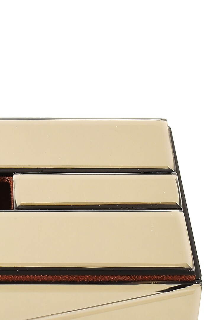 Brown Mirror Tissue Box by ICHKAN at Pernia's Pop Up Shop