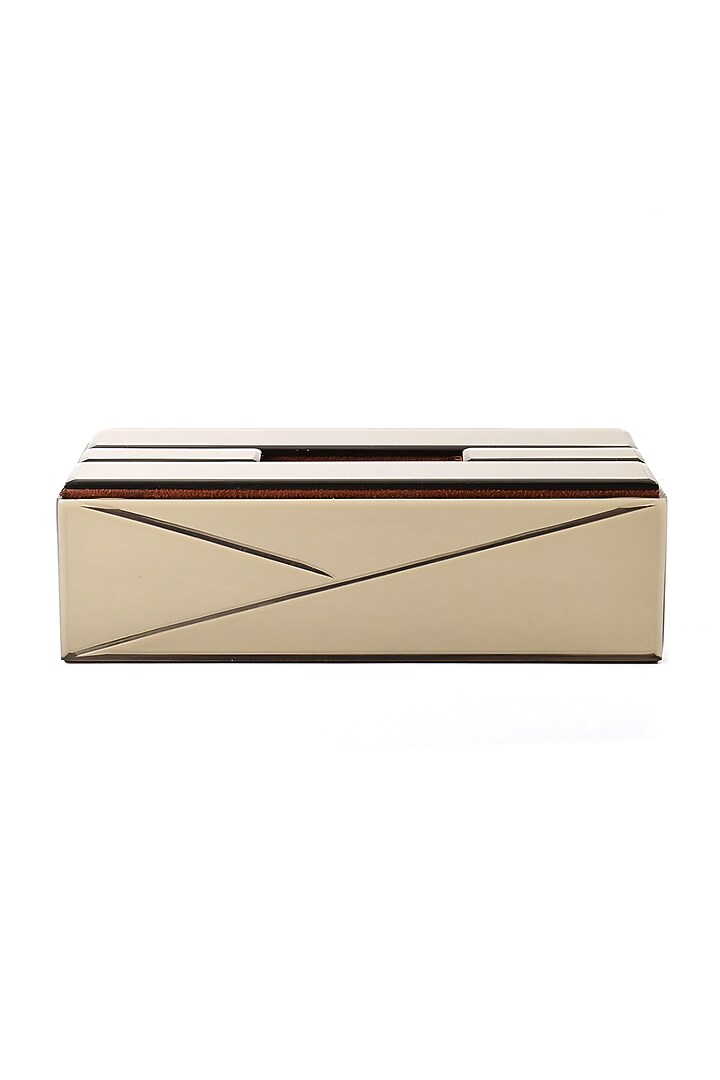 Brown Mirror Tissue Box by ICHKAN at Pernia's Pop Up Shop