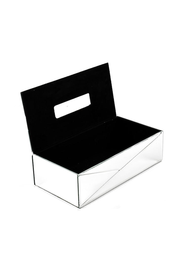 White Mirror Tissue Box by ICHKAN at Pernia's Pop Up Shop