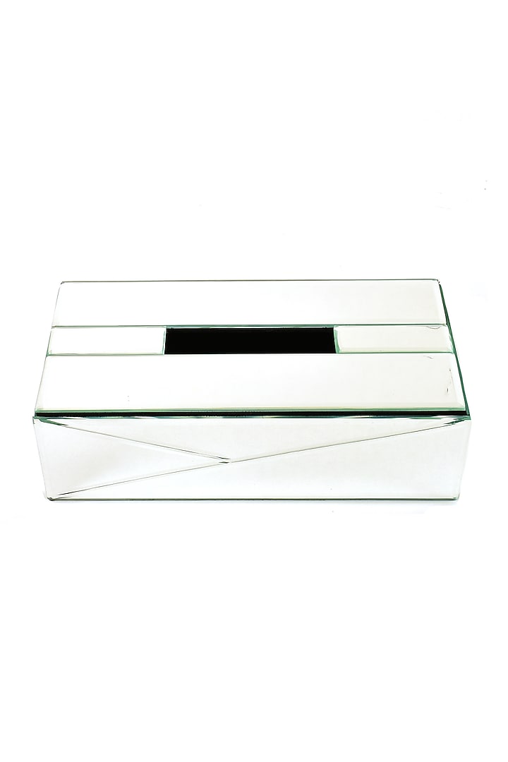 White Mirror Tissue Box by ICHKAN at Pernia's Pop Up Shop