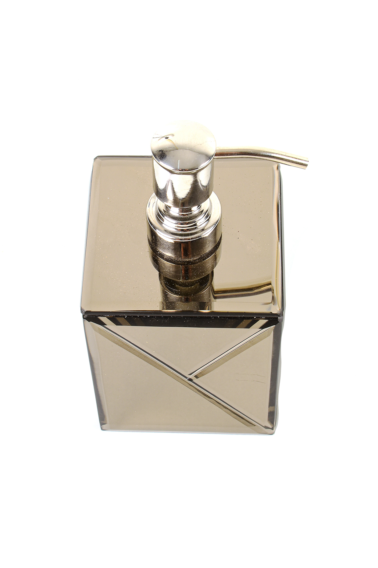 Brown Mirror Soap Dispenser by ICHKAN at Pernia's Pop Up