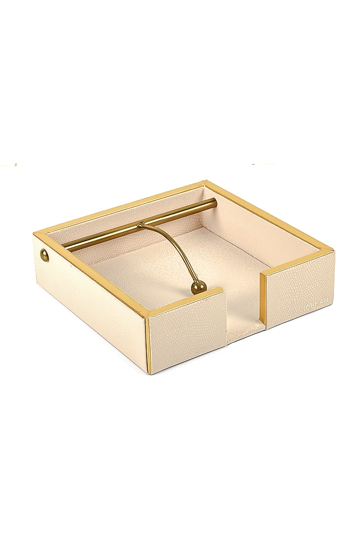 Ivory Serpentine Napkin Holder by ICHKAN at Pernia's Pop Up Shop