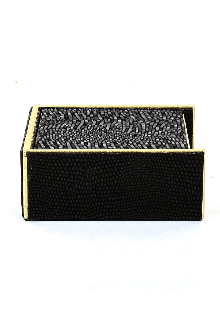 Black Serpentine Coasters (Set of 6) by ICHKAN at Pernia's Pop Up Shop