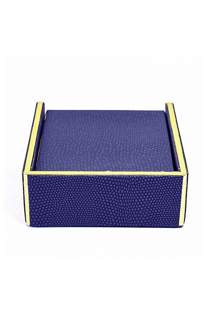 Blue Serpentine Coasters (Set of 6) by ICHKAN at Pernia's Pop Up Shop