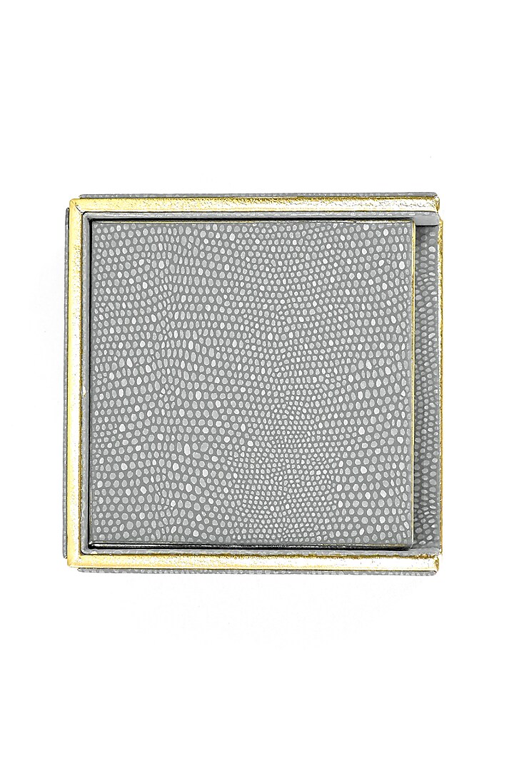 Grey Serpentine Coasters (Set of 6) by ICHKAN at Pernia's Pop Up Shop