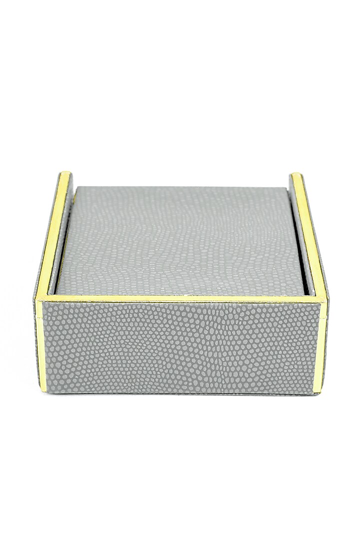Grey Serpentine Coasters (Set of 6) by ICHKAN at Pernia's Pop Up Shop
