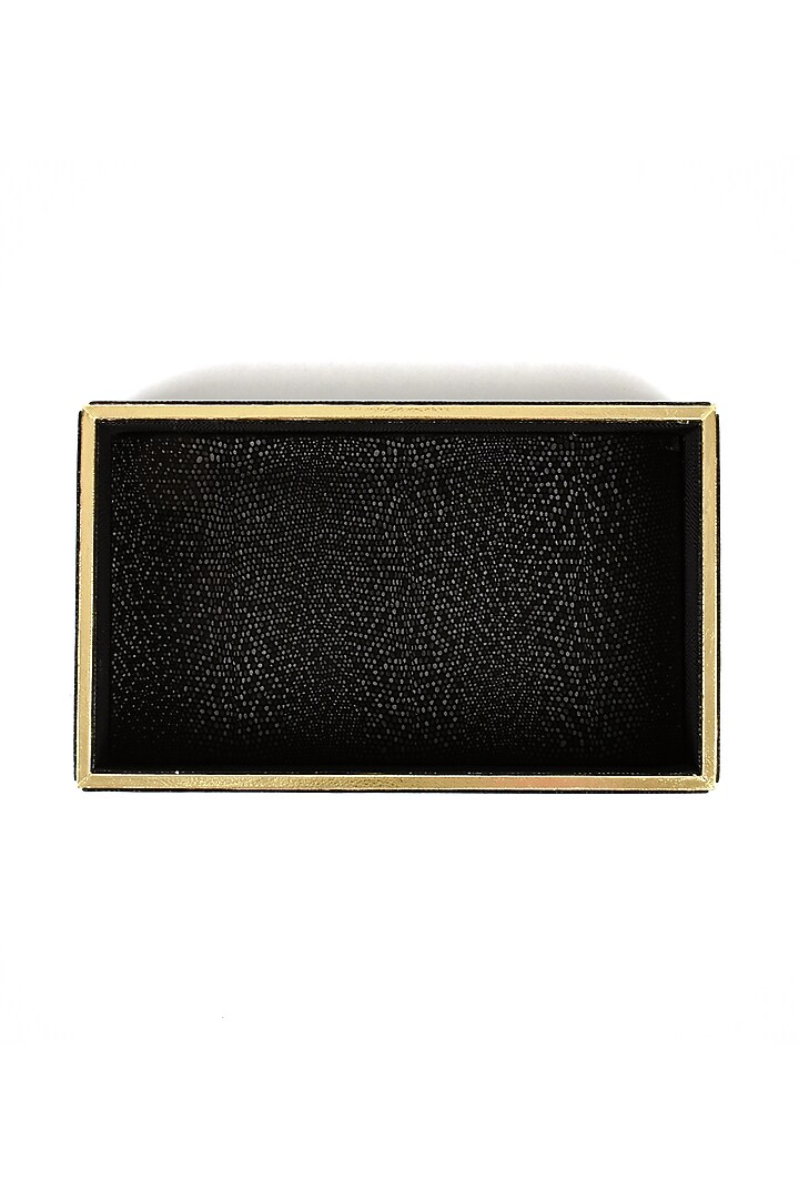 Black Serpentine Towel Tray by ICHKAN at Pernia's Pop Up Shop
