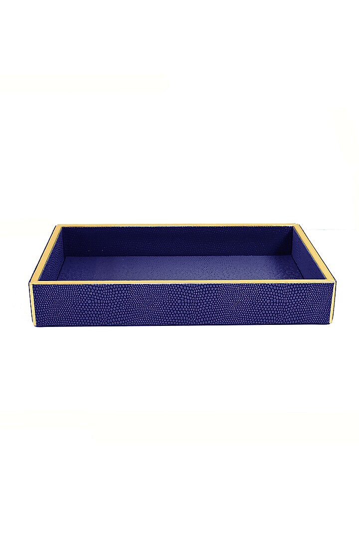 Blue Serpentine Towel Tray by ICHKAN at Pernia's Pop Up Shop
