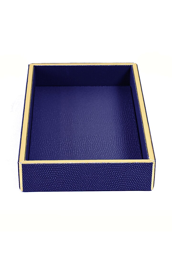 Blue Serpentine Towel Tray by ICHKAN at Pernia's Pop Up Shop