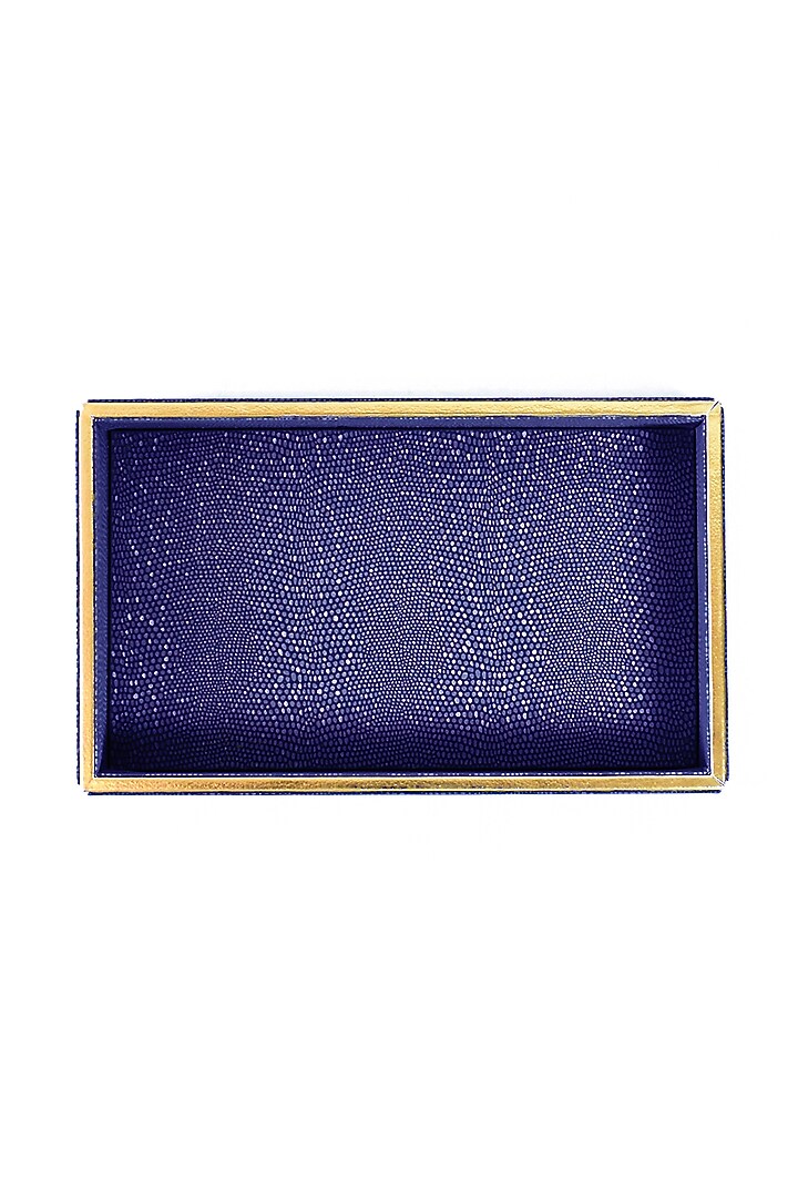 Blue Serpentine Towel Tray by ICHKAN at Pernia's Pop Up Shop