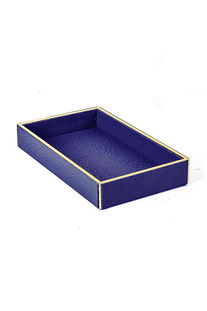 Blue Serpentine Towel Tray by ICHKAN at Pernia's Pop Up Shop