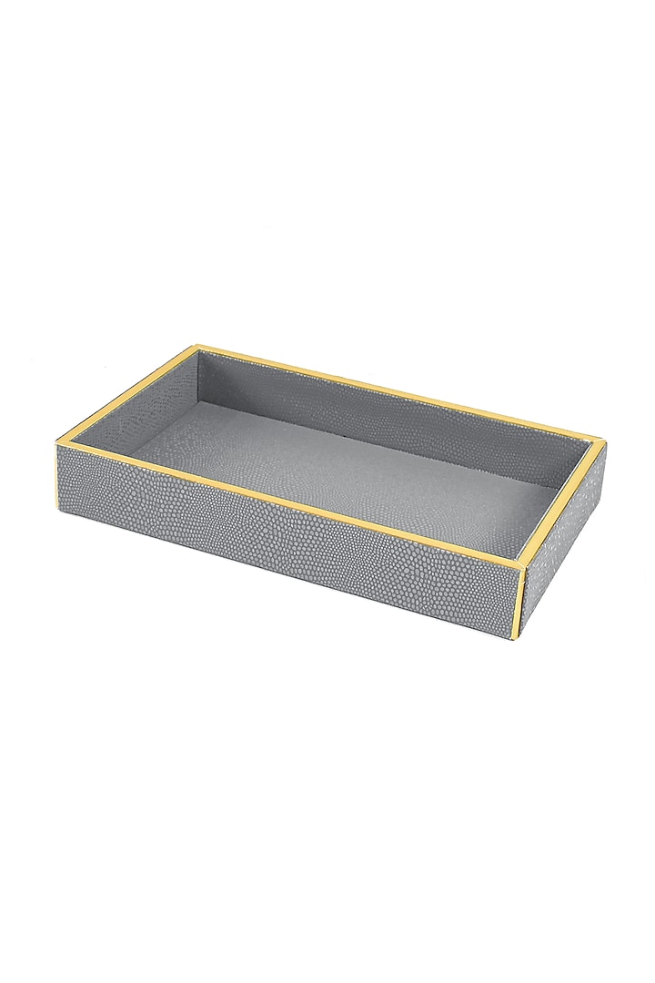 Grey Serpentine Towel Tray by ICHKAN