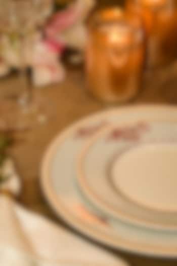 Blue Porcelain Flourishing Floret Dinner Set by ICHKAN at Pernia's Pop Up Shop