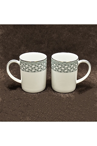 Blue Porcelain Mug Set With Gift Box by ICHKAN