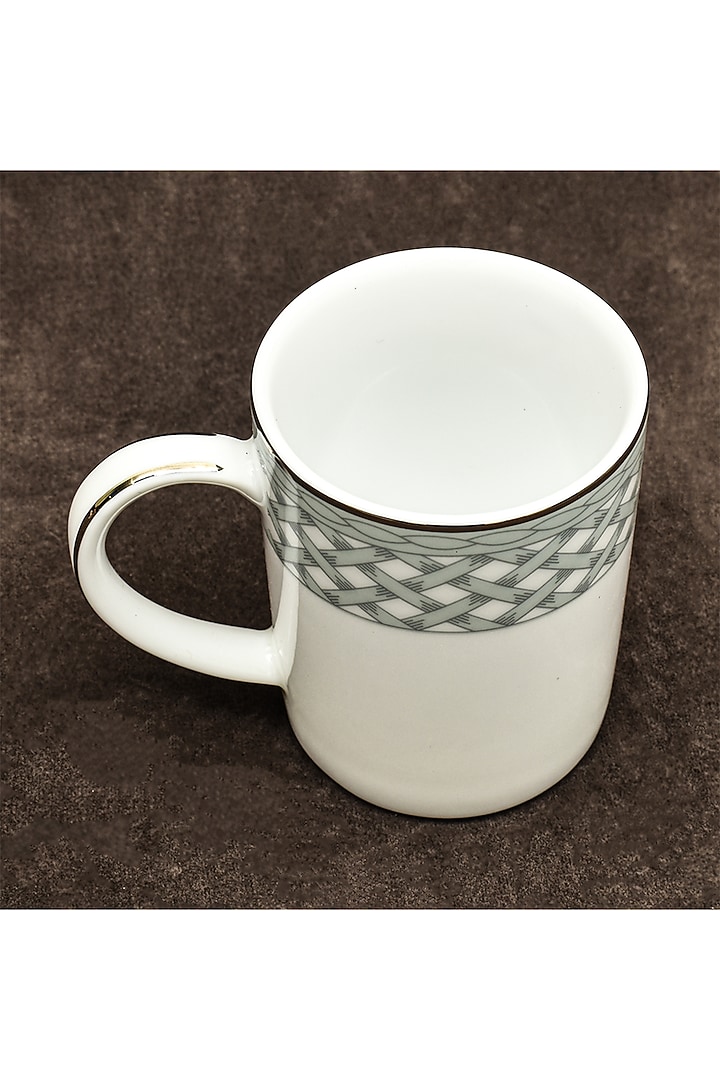 Blue Porcelain Mug Set With Gift Box by ICHKAN at Pernia's Pop Up Shop