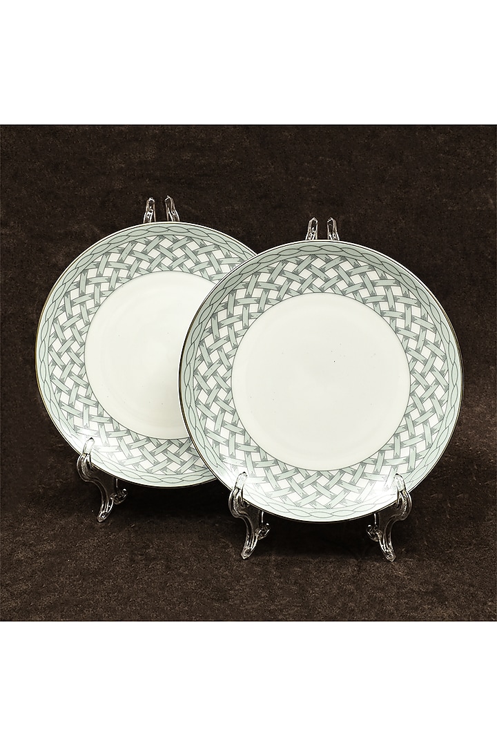 Blue Porcelain Dinner Set Of 39 by ICHKAN at Pernia's Pop Up Shop