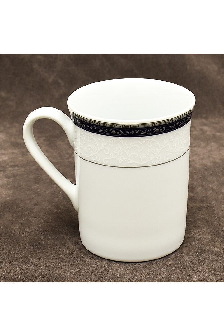 Blue Porcelain Mug Set With Gift Box by ICHKAN at Pernia's Pop Up Shop