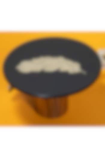 Black Acacia Wood Cake Stand (Set of 2) by ICRAFT at Pernia's Pop Up Shop