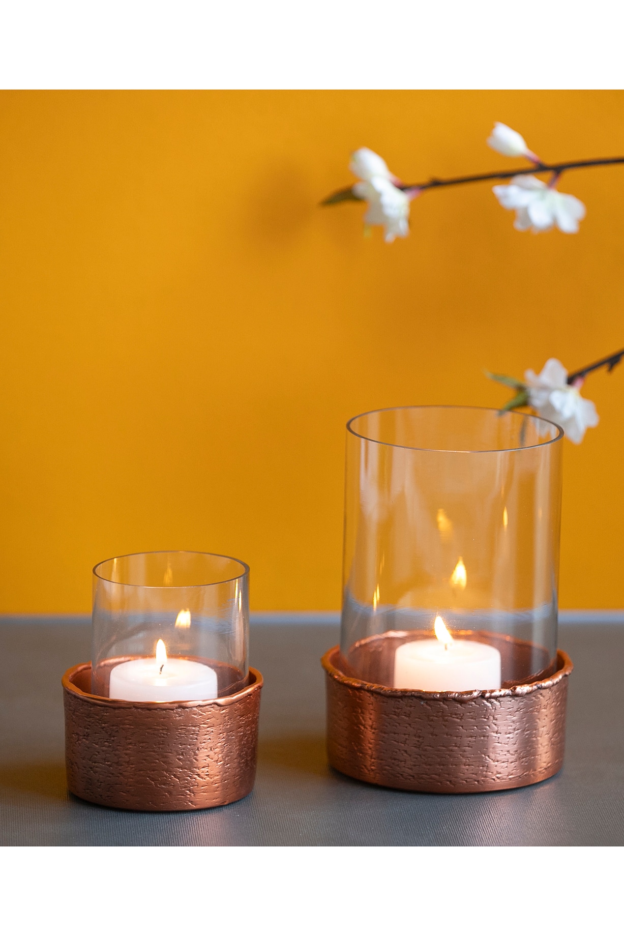 Copper Candle Holders Design by ICRAFT at Pernia's Pop Up Shop 2024