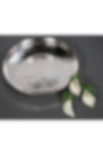 Silver Hammered Deep Bowl by ICRAFT at Pernia's Pop Up Shop