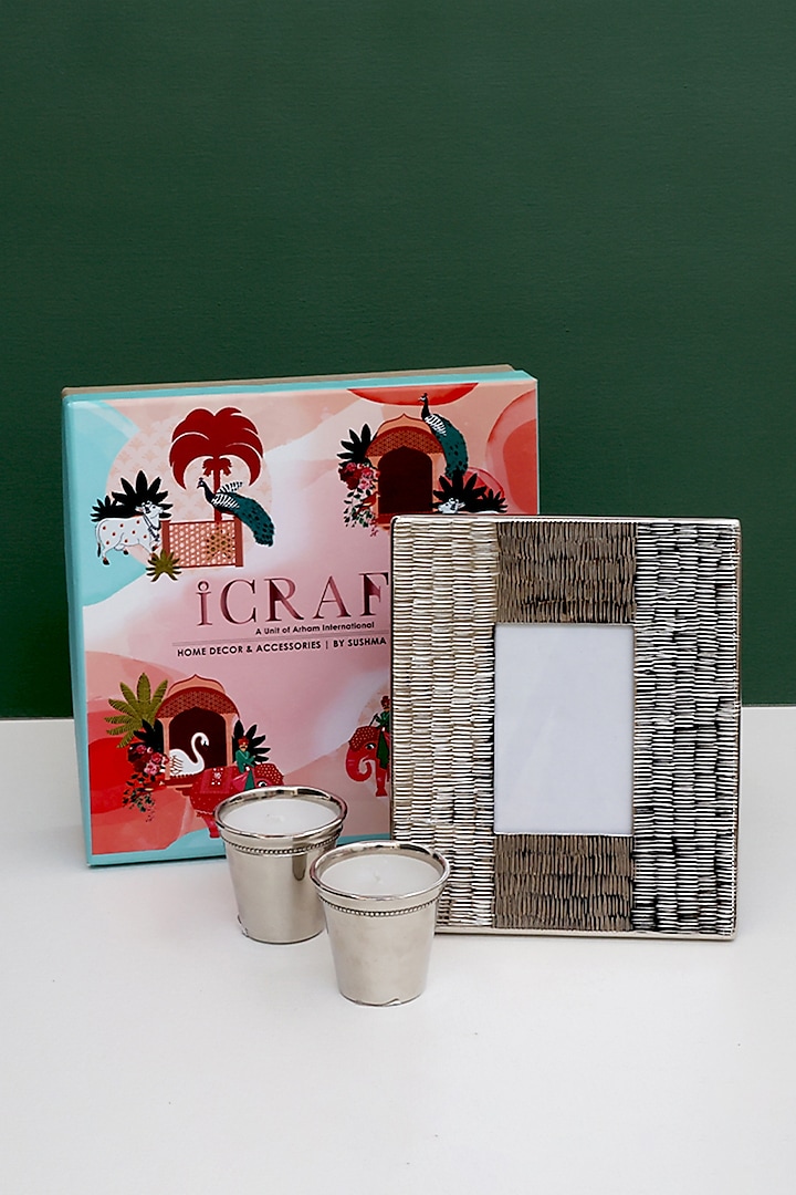 Silver Photo Frame Hamper by ICRAFT at Pernia's Pop Up Shop