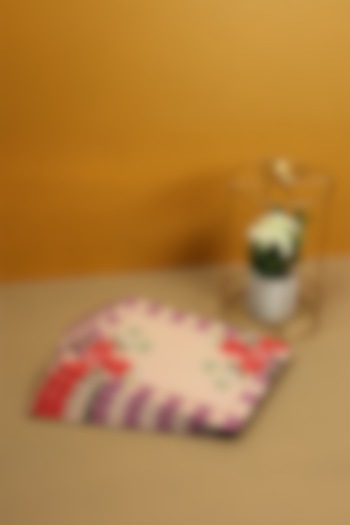 Lilac MDF & Velvet Tablemats (Set of 6) by ICRAFT at Pernia's Pop Up Shop