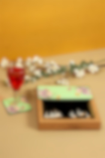 Mint MDF & Velvet Cutlery Tray by ICRAFT at Pernia's Pop Up Shop