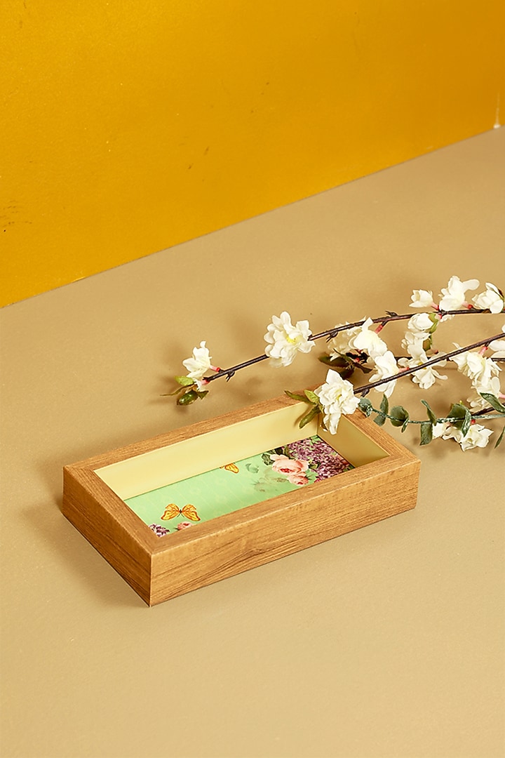 Mint MDF & Velvet Cutlery Tray by ICRAFT at Pernia's Pop Up Shop