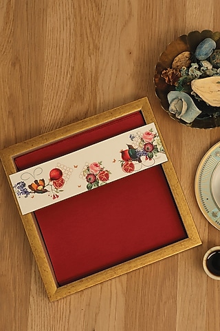 Multi-Colored MDF Printed Tissue Tray by ICRAFT