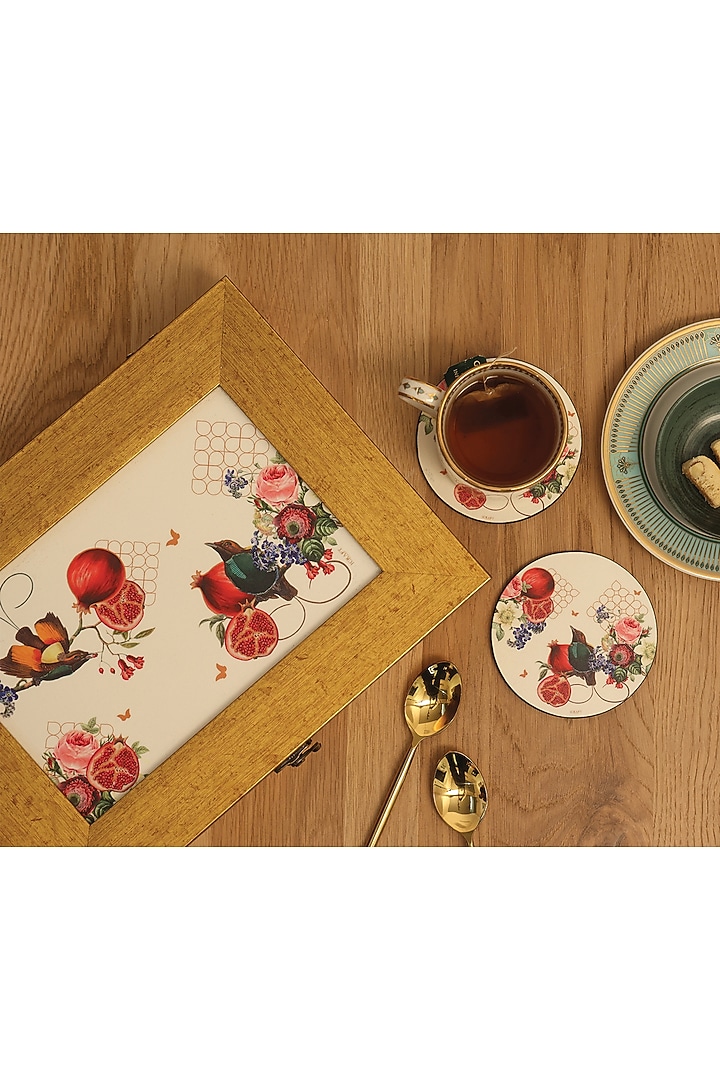Gold MDF Printed Storage Box by ICRAFT at Pernia's Pop Up Shop