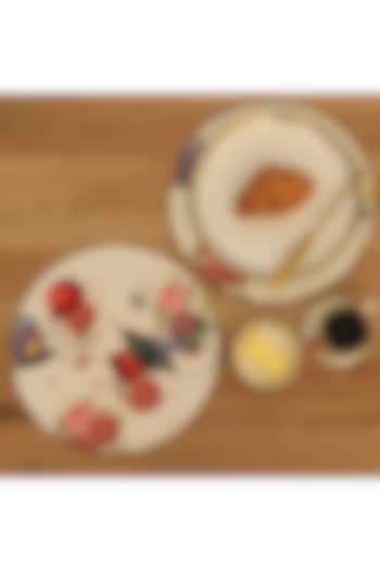 Multi-Colored MDF Printed Round Table Mats Set by ICRAFT