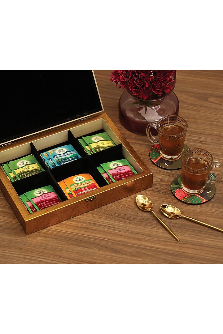 Gold MDF Printed Storage Box by ICRAFT at Pernia's Pop Up Shop