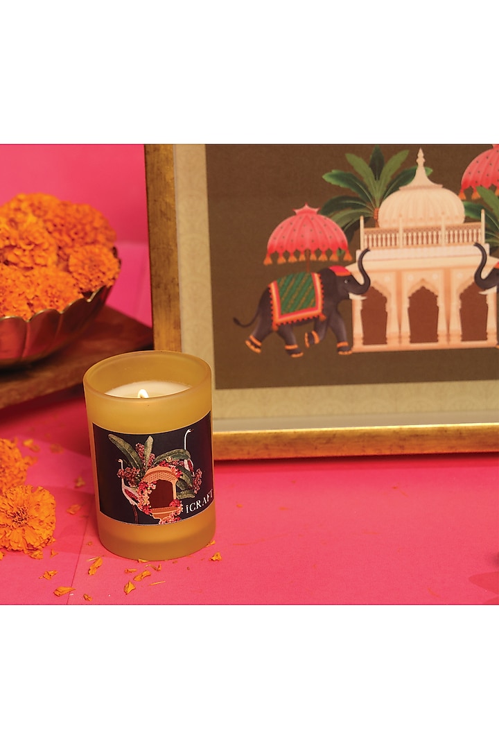 Multi-Colored MDF & Velvet Printed Gift Hamper (Set of 4) by ICRAFT at Pernia's Pop Up Shop