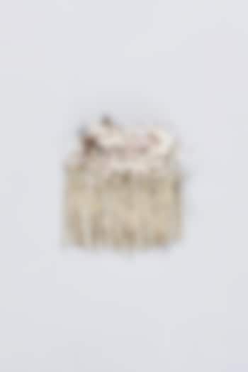 Mukaish & Zardosi Embroidered Hair Comb by Iguana By Swasti Parekh at Pernia's Pop Up Shop