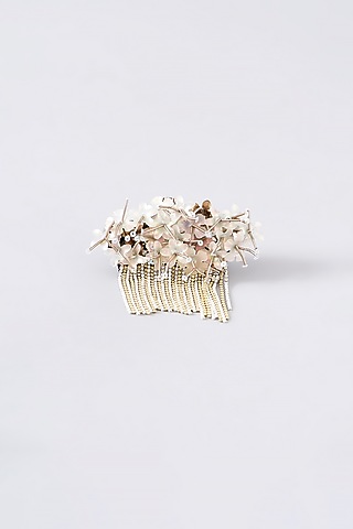 Mukaish & Zardosi Embroidered Bunch Ring by Iguana By Swasti Parekh