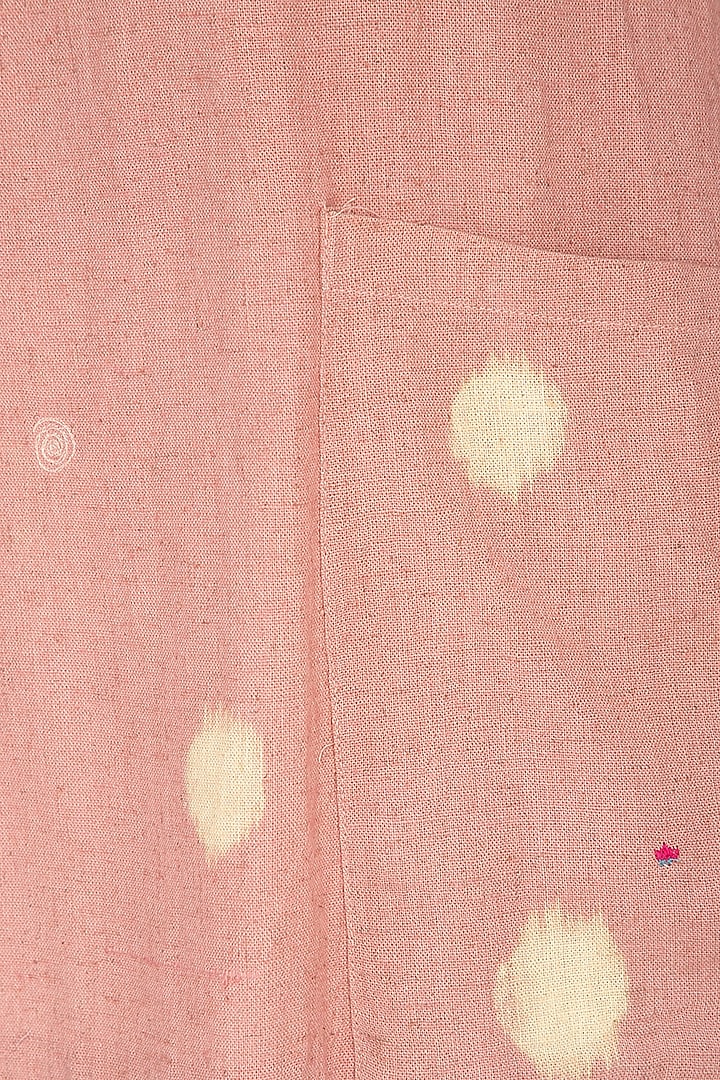 Dusty Pink Embroidered Flared Top by IHA at Pernia's Pop Up Shop